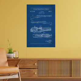 Poster Patente americana 1932 1892141 - M1 Garand Rifle