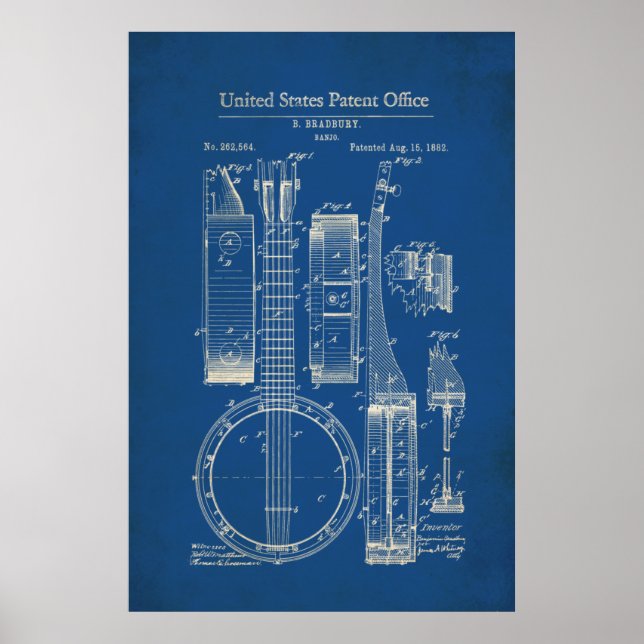 Poster Patente - Banjo - (Frente)