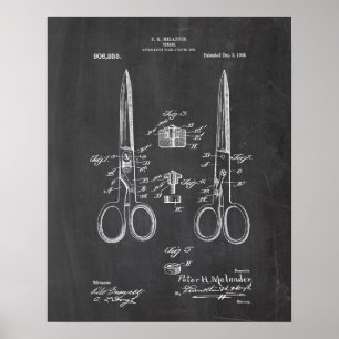 Poster Patente da máquina de costura
