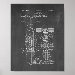 Poster Patente da vara de Pogo - quadro