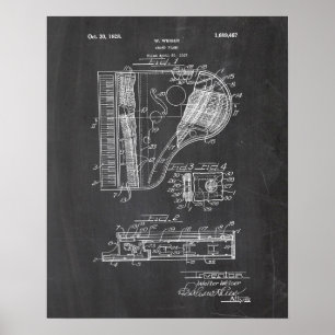 Poster Patente do piano