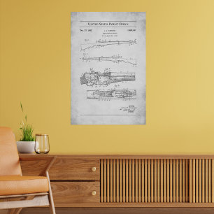 Poster Patente US 1892141 de 1932 - Fuzil M1 Garand