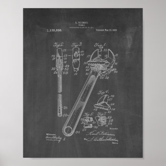 Pôster Patente Wrench - Quadro