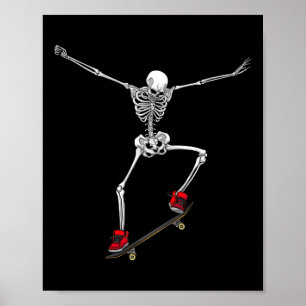 Poster Patinação Engraçada Para Homens Mulheres Skate Ska