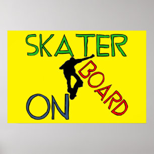 Poster - Patinador no Conselho