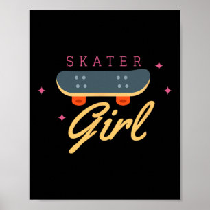 Poster Patinador Patinete Patinação Para Presente De Meni