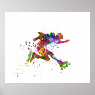 Poster patinadora
