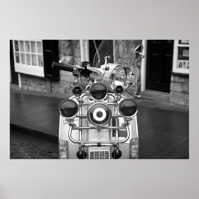 Poster Patinete de colheita do Mod (Frente)