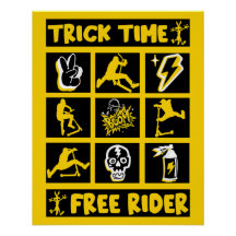 Patinete de truques de estilo livre