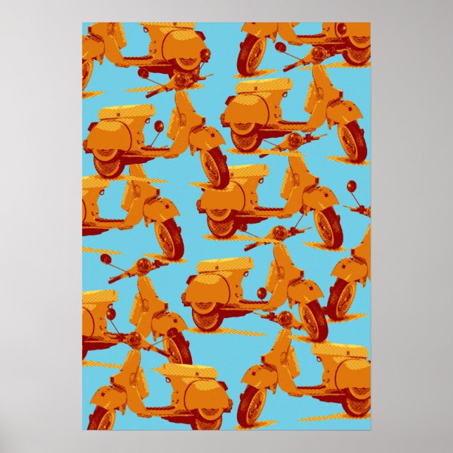 Pôster Patinete italiano (Frente)