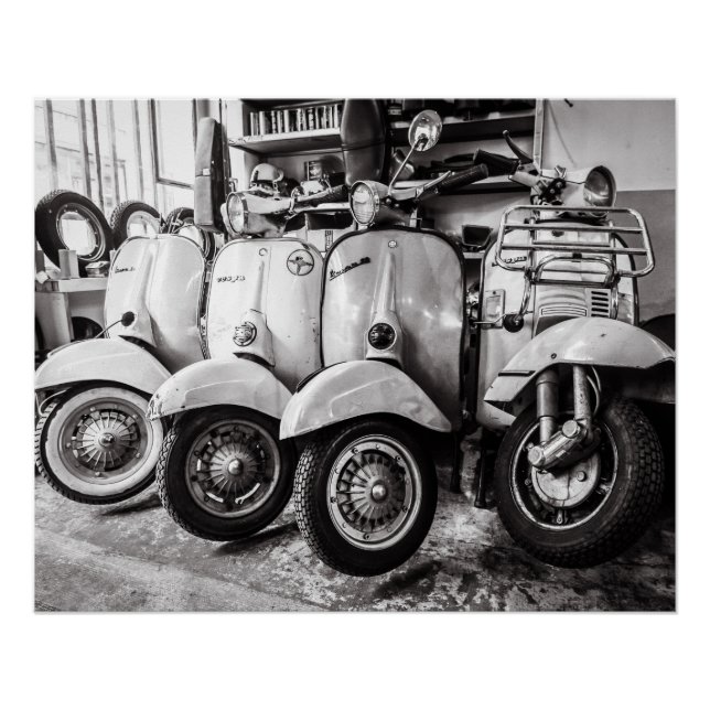 Pôster Patinete Vintage | Poster perfeito | Nova Iorque E (Frente)