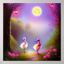 Poster Patinhos de fantasia  