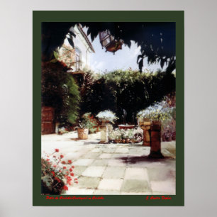 Poster Patio de Córdova/Courtyard em Córdova