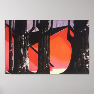 Poster Pátio de Inverno - 1981; Estados Unidos Eyvind Ea