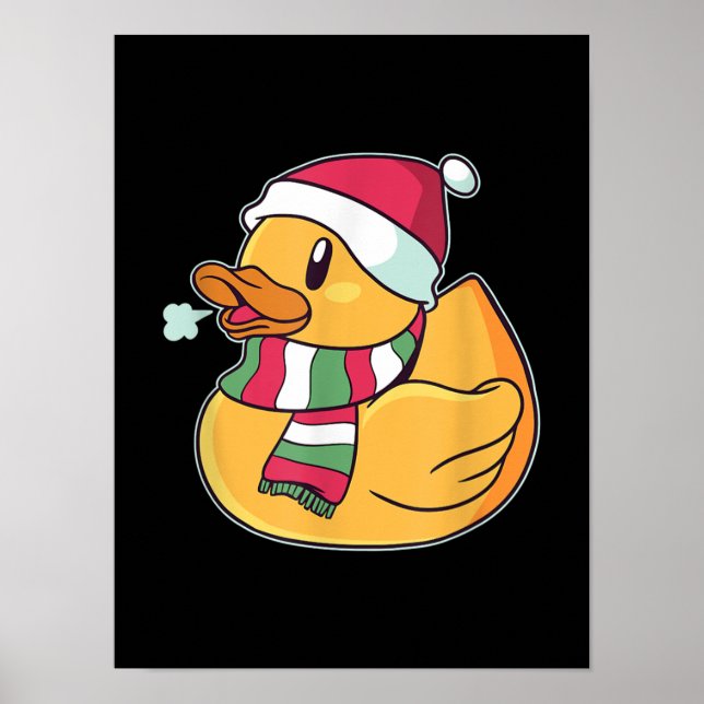Poster Pato Bonito Natal (Frente)