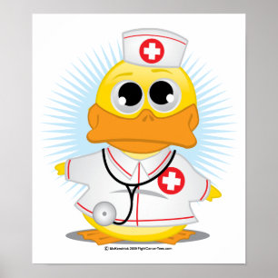 Pôster Pato da enfermeira
