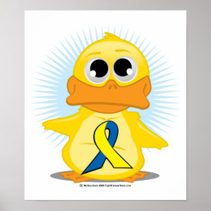 Pôster Pato da fita de Síndrome de Down