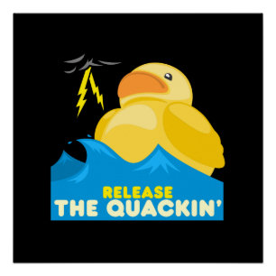 Pôster Pato de borracha