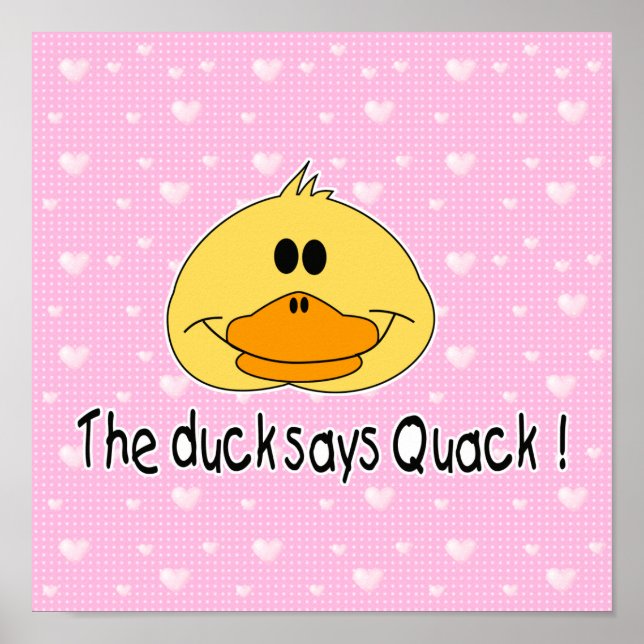 Pôster Pato diz quack (Frente)