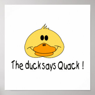 Poster Pato diz quack