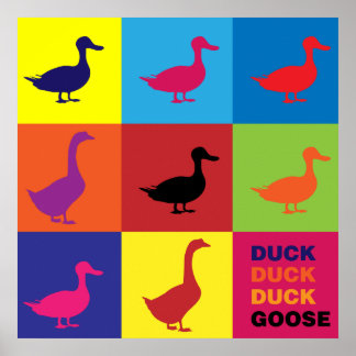 Pôster Pato Duck Goose