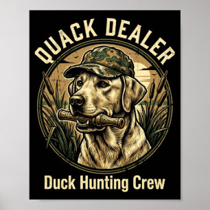 Poster Pato Er Divertido Caça ao Pato Labrador Retriever