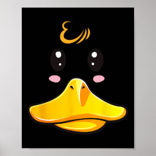 Poster Pato Figurino Borrão Borracha Cuja Cara de Borrach