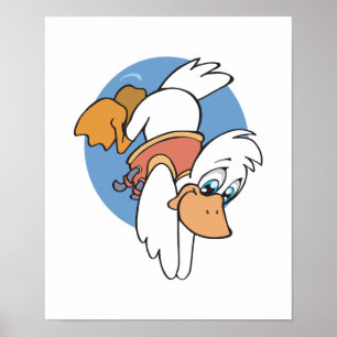 Pôster pato mergulhador