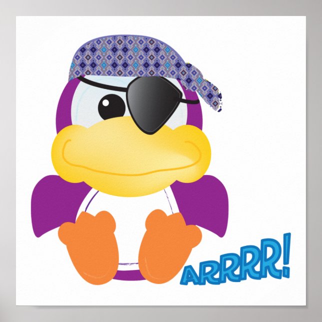 Poster Pato-púrpura-púrpura de Goofkins (Frente)