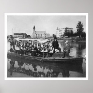Pôster Pato que caça a foto 1912 de Alaska