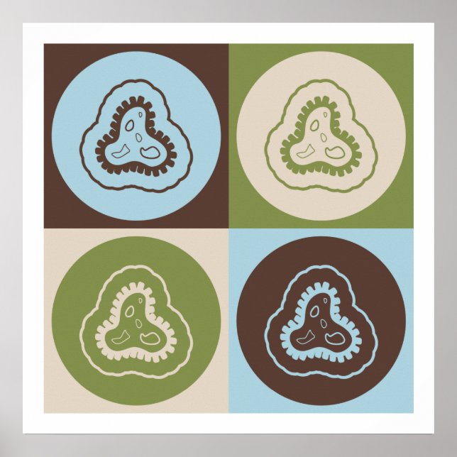 Pôster Patologia de pop Art (Frente)