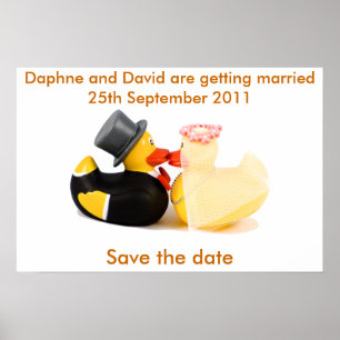 Pôster Patos de casamento ... Cartaz