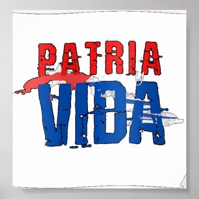 Poster Patria y vida (Frente)