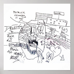 Pôster patrick kennedy print