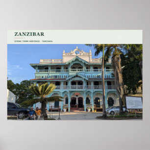 Poster Patrimônio de Stone Town em Zanzibar