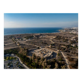 Pôster Patrimônio mundial da UNESCO, Paphos, Chipre