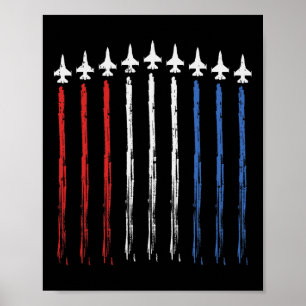 Poster Patriota da Independência da Bandeira Americana no