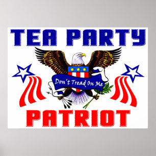 Pôster Patriota do tea party