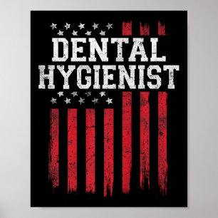 Poster Patriota Patriota Americano do Sinalizador Norte A