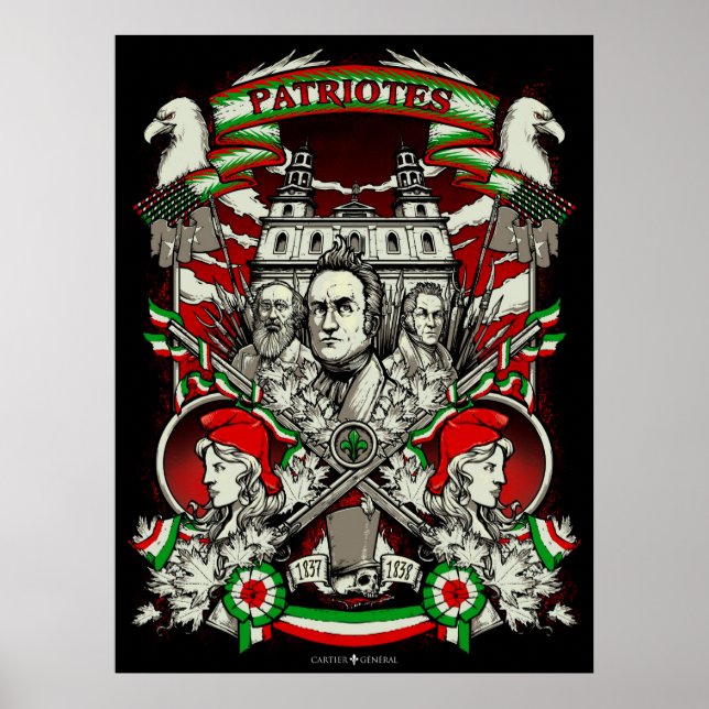 Pôster Patriotas (Frente)
