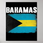 Poster Patriotic Men Women Kids Distressed Bahamas Flag<br><div class="desc">Patriotic Men Women Kids Distressed Bahamas Flag Gift. Perfect gift for your dad,  mom,  papa,  men,  women,  friend and family members on Thanksgiving Day,  Christmas Day,  Mothers Day,  Fathers Day,  4th of July,  1776 Independent day,  Veterans Day,  Halloween Day,  Patrick's Day</div>