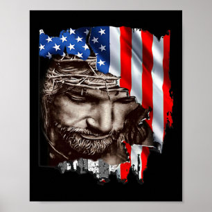Poster Patriótico do Dia da Independência, 4 De Julho, Na