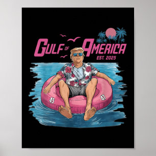 Poster Patriótico Do Golfo Dos Eua América Do Leste De 20