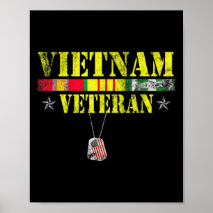 Poster Patriótico do Memorial do Veterano da Guerra do Vi