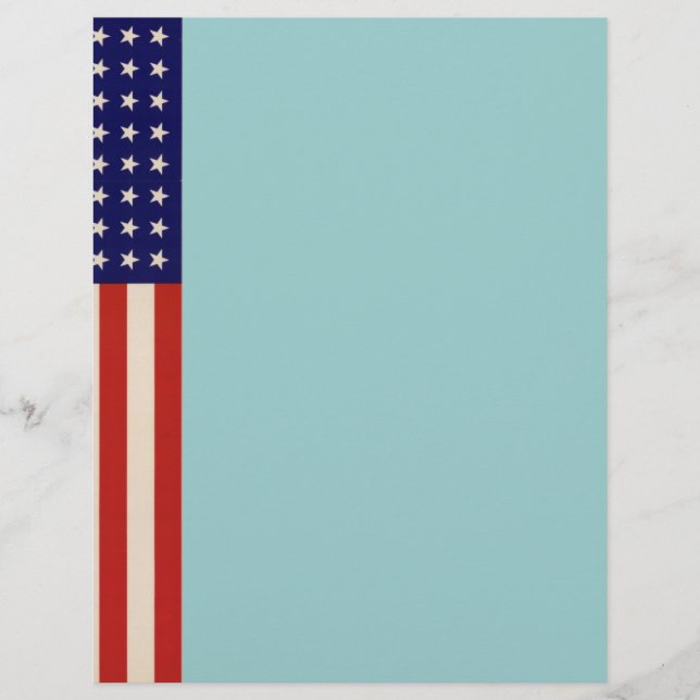 Poster Patriótico Letterhead do WII (Frente)