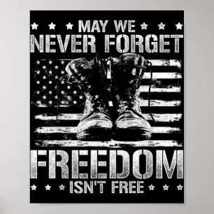 Poster Patriótico Vietnã Liberdade Veterana Dotada Vetera