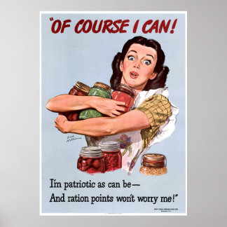 Pôster Patriotismo da Segunda Guerra Mundial