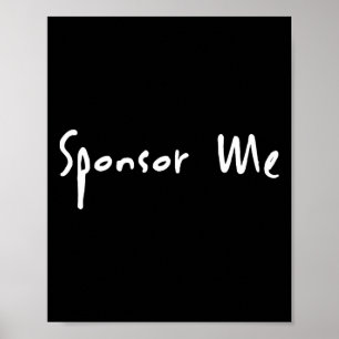Poster Patrocine-me Skate Bmx Scooter Am Pro Skate