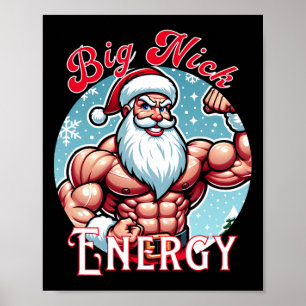 Poster Patrulha Sarada do Papai Noel Grande Energia Nick'