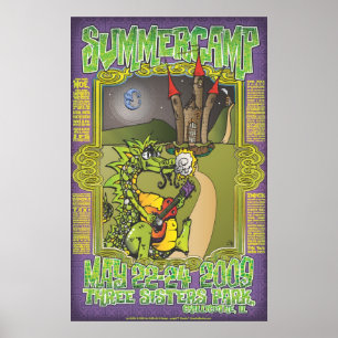 Pôster Pats Dragon para o acampamento_final_zazzle